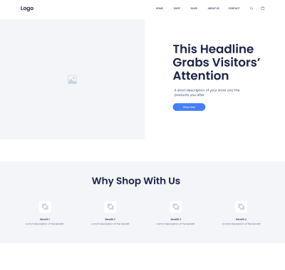 Ecommerce Wireframe 1