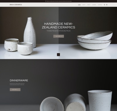 Ceramics Shop Website Kit - Library